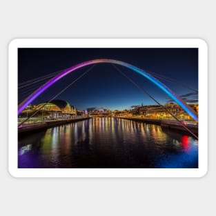 The mighty river Tyne Sticker